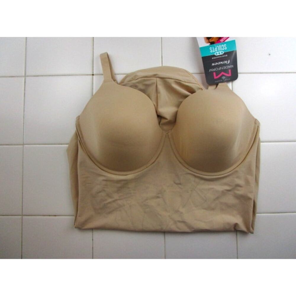 Maidenform Flexees Bodyshaper Sculpts Biege Women's XXL Ultra‎ Firm Cool Comfort